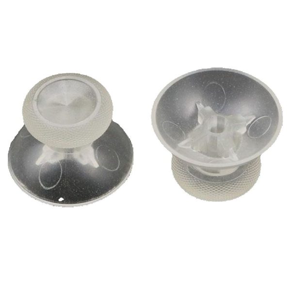 2x JOYSTICK XBOX ONE STICK BLANCO TRANSPARENTE MANDO BOTONES L3 R3 PALANCAS