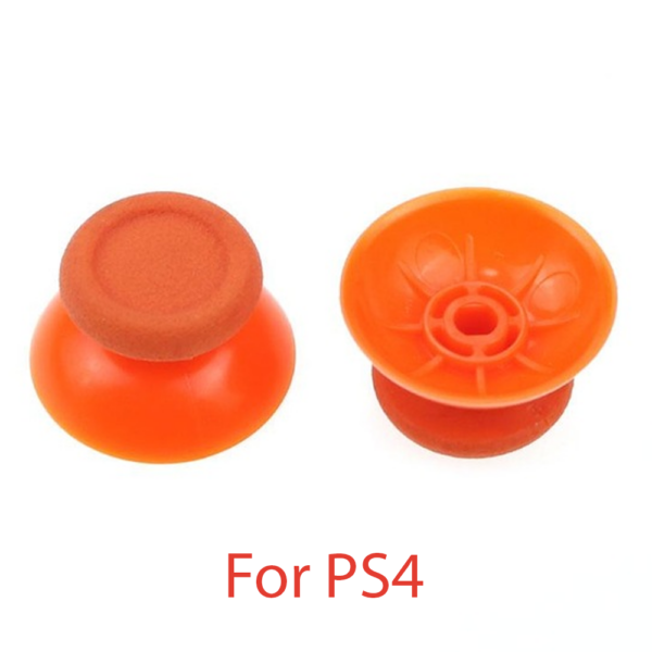 2x JOYSTICK PS4 PLAYSTATION 4 ANALOGICO MANDO THUMB STICK BOTONES R3 L3 NARANJA