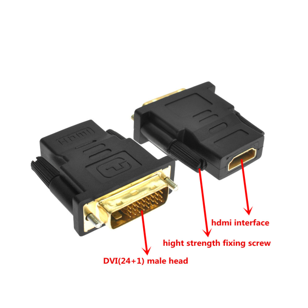 ADAPTADOR CONVERSOR HDMI HEMBRA A DVI (24 + 1) MACHO - Imagen 2