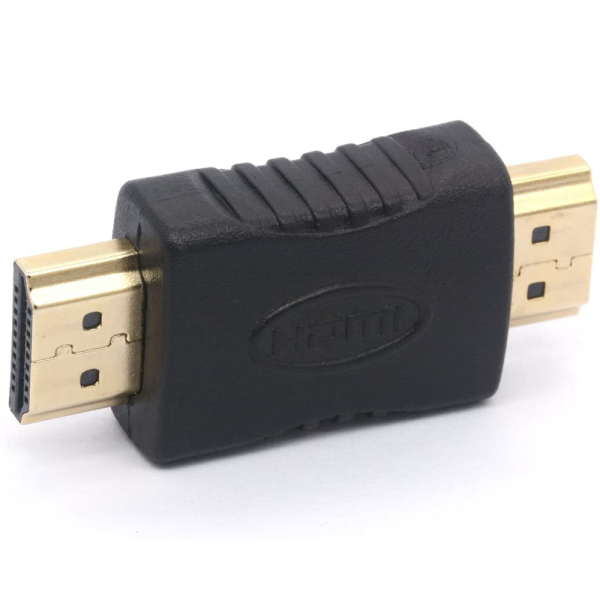 Adaptador recto HDMI TIPO A macho - macho 19 pines - Imagen 2