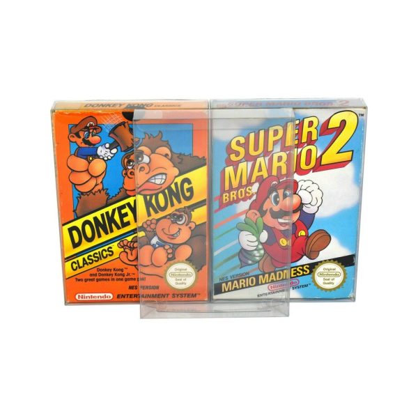 10x Funda protectora juegos con caja Nintendo NES REF2033