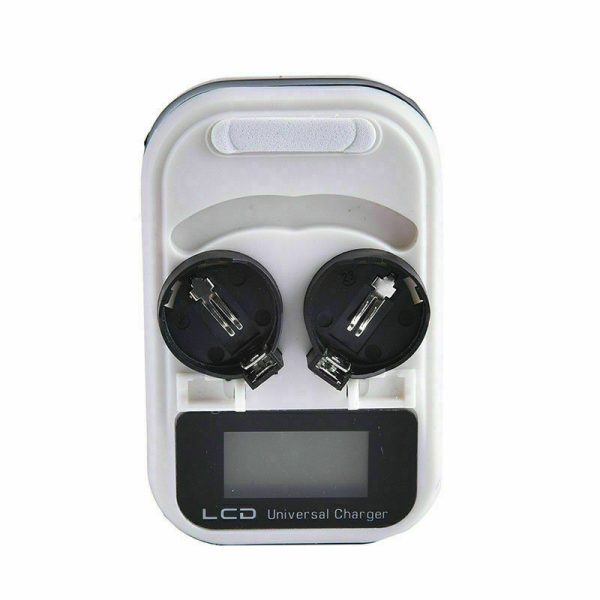 Cargador pilas de boton LCD LIR2032 LIR2025 LIR2016 REF2086 - Imagen 3