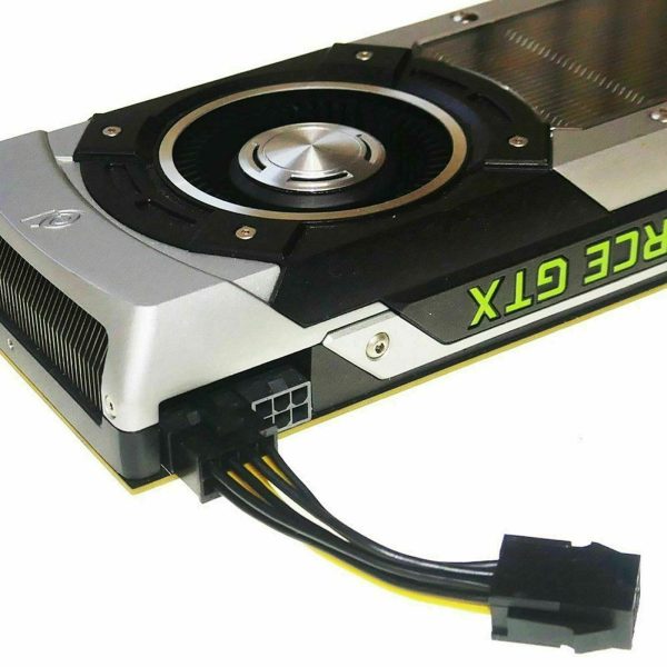 Cable extension alimentacion GPU PCI express 6 pin Hembra a 8 pines Macho REF2120 - Imagen 4