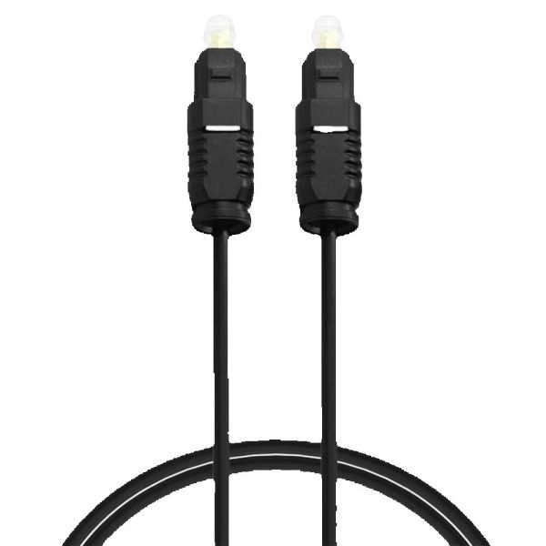 CABLE TOSLINK AUDIO DIGITAL FIBRA OPTICA 3M  MACHO PARA DVD PS4 XBOX 360 NEGRO