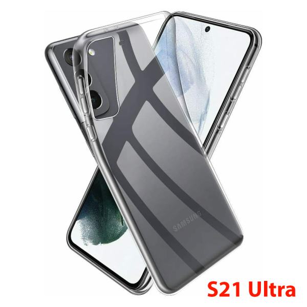 Funda Carcasa Gel Silicona Transparente Clear Para Samsung Galaxy S21 Ultra