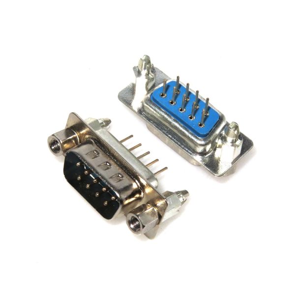 DB9 conector macho recto tipo RS232