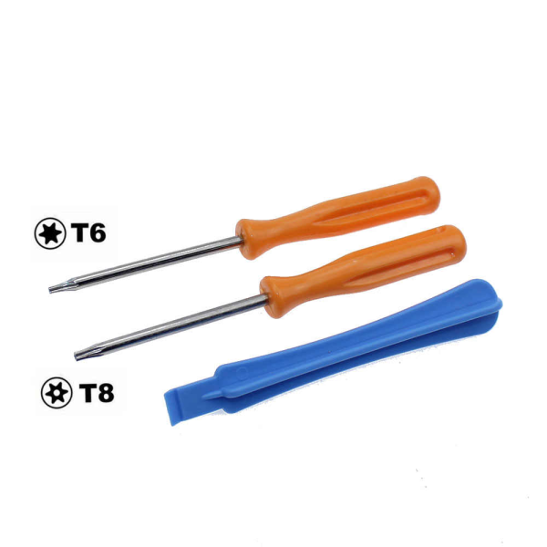 KIT HERRAMIENTAS REPARACION MANDO XBOX DESTORNILLADOR T6 T8