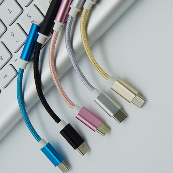 ADAPTADOR NYLON TRENZADO USB-C TIPO C 3.1 A JACK HEMBRA 3.5MM COLOR PLATA