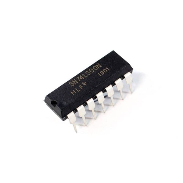 2x 74LS00 = SN74LS00N DIP-14 IC 4 Puertas NAND