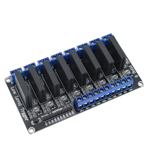 MODULO RELE ESTADO SOLIDO SSR 5V 8 CANALES G3MB-202P NIVEL BAJO