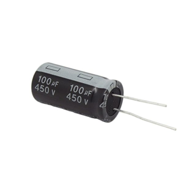 2x CONDENSADOR ELECTROLITICO 100uF 450v 105º C REF140.B