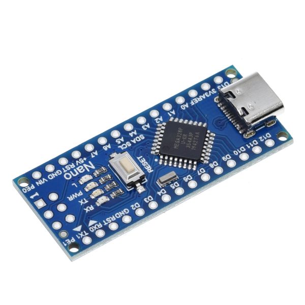 NANO V3.0 ATmega328P CH340G 16Mhz SIN SOLDAR 100% Compatible Arduino Tipo C - Imagen 3