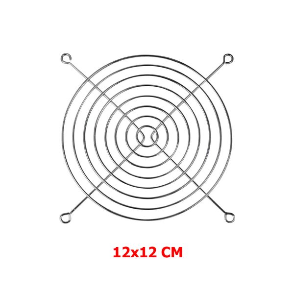 Rejilla metálica para ventilador diametro 12 cm 120mm - Imagen 2