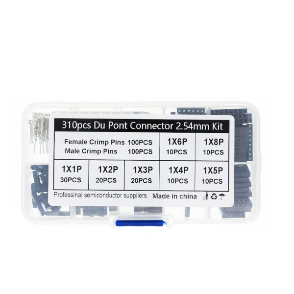 KIT 310pcs Conectores Dupont - Pines dupont hembra - macho