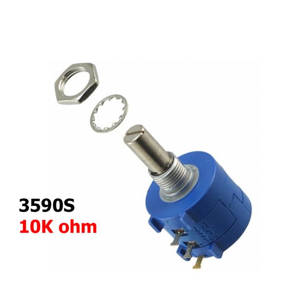 Potenciometro 10K Precision Multivuelta -  resistencia variable 2w 3590S - Imagen 2