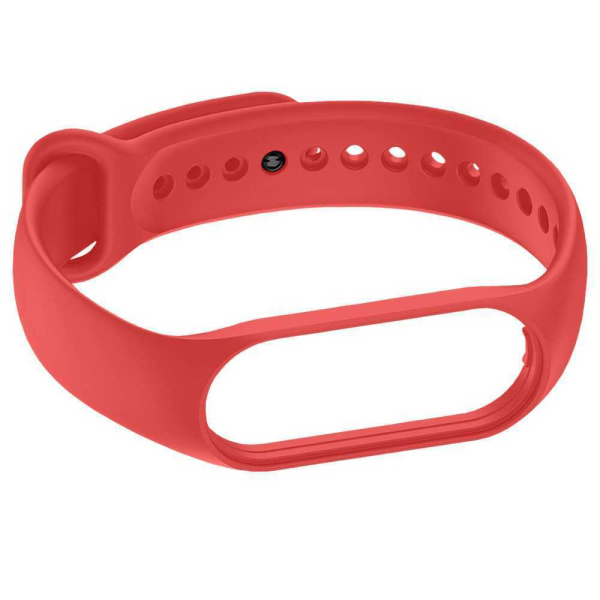 Correa Repuesto Pulsera Goma Brazalete Compatible Mi Band 7 6 5 Amazfit 5 Rojo - Imagen 6