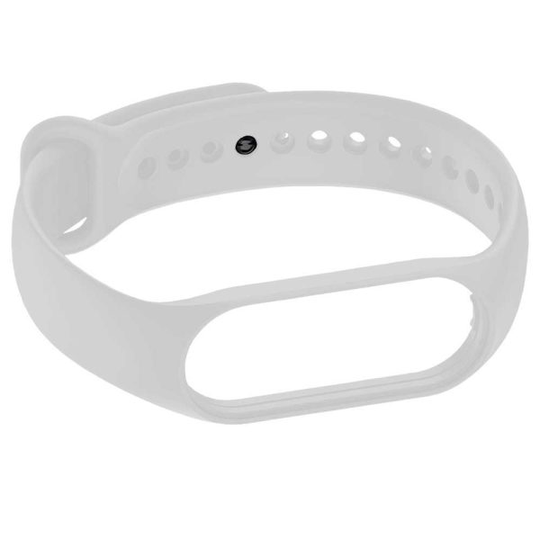 Correa Repuesto Pulsera Goma Brazalete Compatible Mi Band 7 6 5 Amazfit 5 Gris - Imagen 2