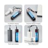 Cargador usb para pilas 18650, 16340, 14500, 10400 y 26650 - Imagen 4