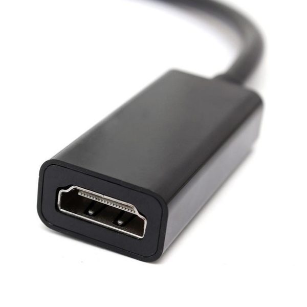 Adaptador Convertidor DP (DisplayPort) Macho a HDMI Hembra compatible 4K - Imagen 3