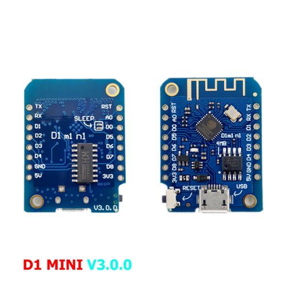PLACA WEMOS D1 MINI V3.0.0 4MB WIFI ESP8266 CH340 WIRELESS IOT - Imagen 2