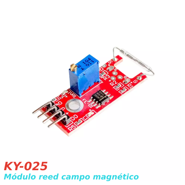 Ky-025 Módulo sensor interruptor  por campo magnetico reed grande - Imagen 3