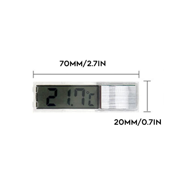 Termometro electronico digital 3D medidor temperatura acuario pecera terrario - Imagen 3