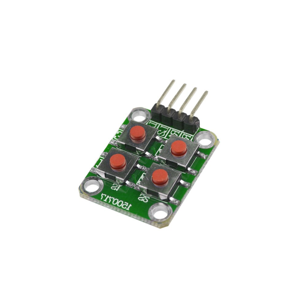Modulo teclado de expansion externa MCU matriz microinterruptor 2x2 8 bits