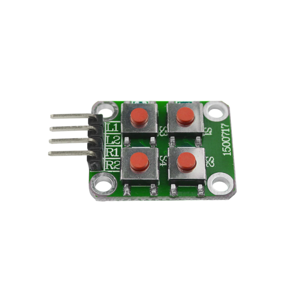 Modulo teclado de expansion externa MCU matriz microinterruptor 2x2 8 bits - Imagen 2