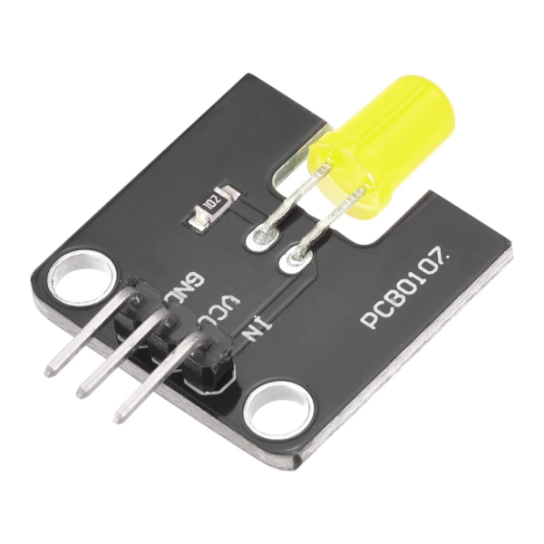 Modulo emisor de luz LED para Arduino microcontrolador de 5 mm Amarillo - Imagen 2