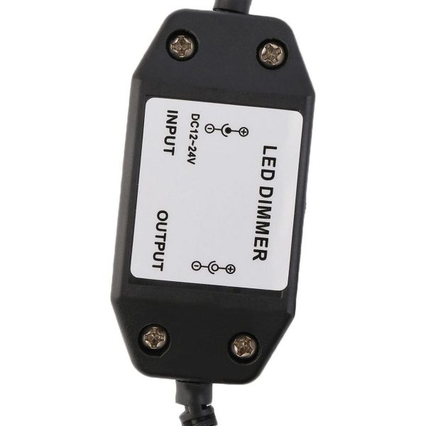 Controlador Dimmer atenuador intensidad Tira LED 12-24VDC SMD 5050 5630 3528 2835