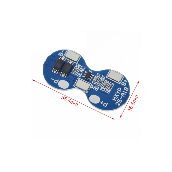 BMS 2s 4A Modulo cargador bateria litio 18650 7,4 V/8,4 V