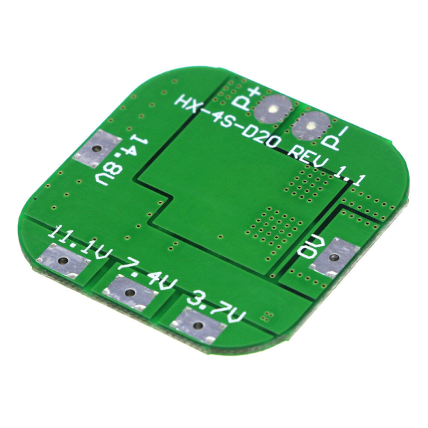 BMS 4s 14.8V / 16.8V  20A Modulo proteccion bateria litio 18650