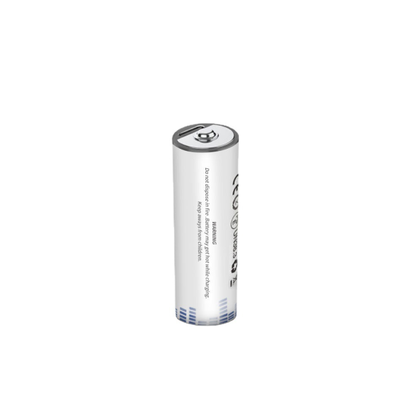 2x Pila Batería de litio recargable por USB Tipo C 1.5v AA 2200mAh - Imagen 4
