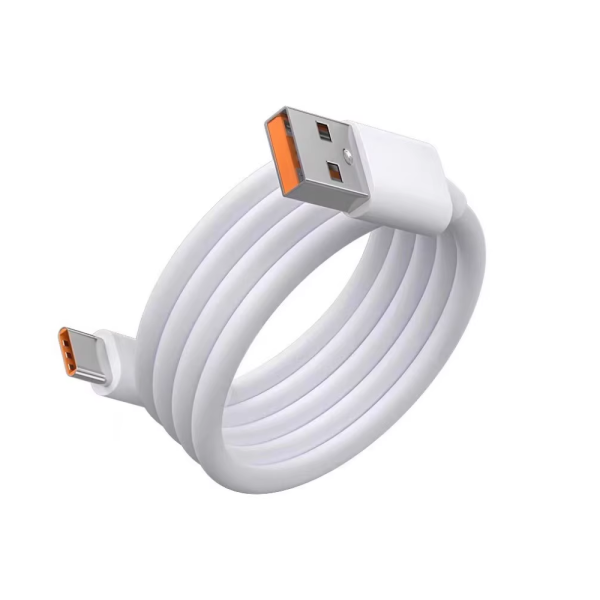 Cable de Carga/Datos USB-C Carga Rapida Compatible Turbo Charge  Blanco 7A 1m