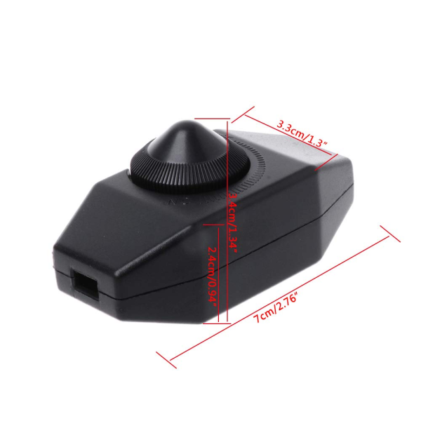 Interruptor de atenuacion Potenciometro Regulador para lampara de mesa - Imagen 4