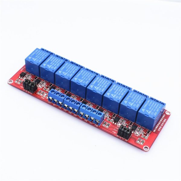 Modulo rele 8 canales 24V LOW/HIGH LEVEL