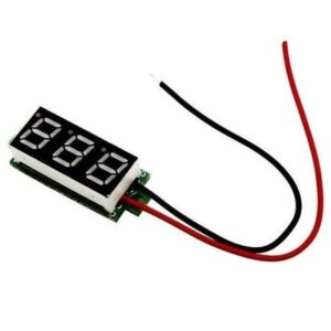 Mini Voltimetro 2,5v - 30V DC 2 hilos Display Digital VERDE 0,36 DIY
