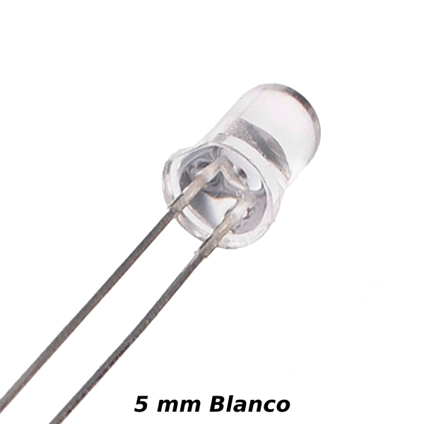 KIT 60 DIODOS LEDS 5MM VERDE BLANCO ROJO AZUL AMARILLO NARANJA - Imagen 2