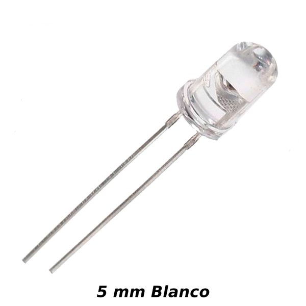 KIT 60 DIODOS LEDS 5MM VERDE BLANCO ROJO AZUL AMARILLO NARANJA - Imagen 3