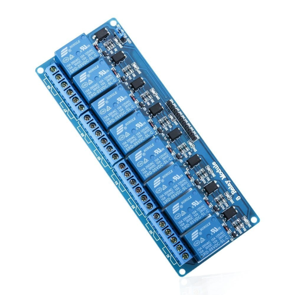 Módulo de relé de 8 canales Dc 5v con optoacoplador para Arduino Uno R3 Mega 2560 1280 Dsp Arm Pic Avr Stm32 Raspberry Pi