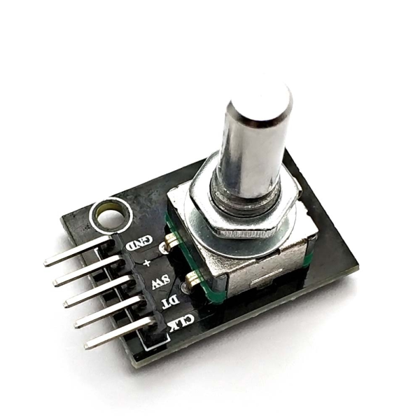 2x Sensor Rotatorio Codificador CON EJE PULSADOR KY-040  Rotary Encoder Rosca - Imagen 2