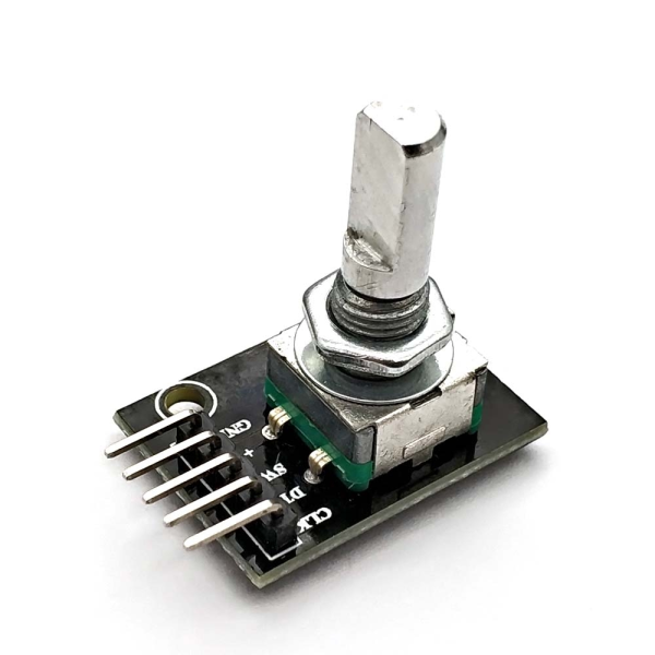 2x Sensor Rotatorio Codificador CON EJE PULSADOR KY-040  Rotary Encoder Rosca - Imagen 4