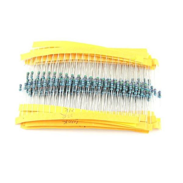 50x RESISTENCIAS 75 OHM 1% 1/4w