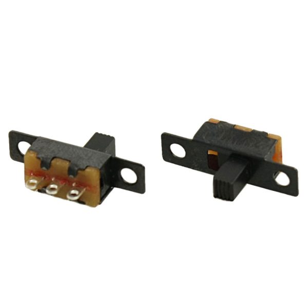 5x Mini interruptor deslizante On Off empotrable