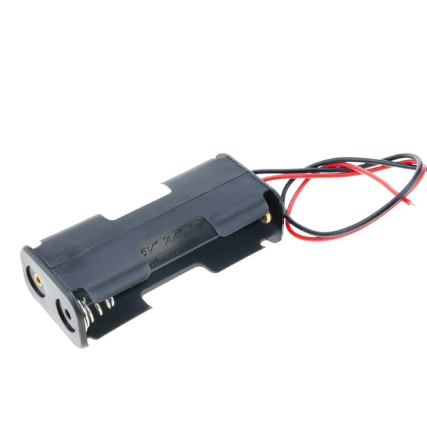 Portapilas 2xAA 3v 1+1 con cable P010