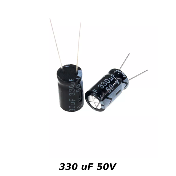 10x CONDENSADOR ELECTROLITICO 330uF 50v 105º C