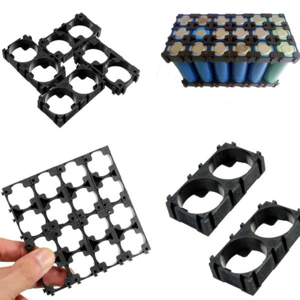 6x Soporte Doble Holder para Batería de Litio tipo 18650