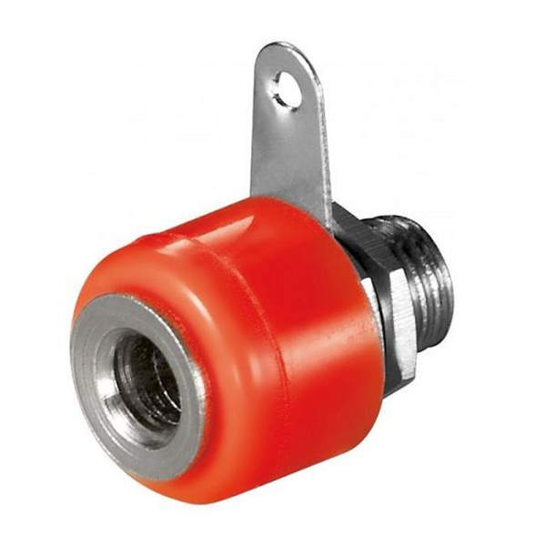 Pack Conector Banana  Macho y Hembra Rojo Negro 4mm