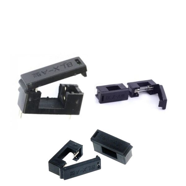 Portafusible 5x20 Tapa abatible 250V 6A BLX-A