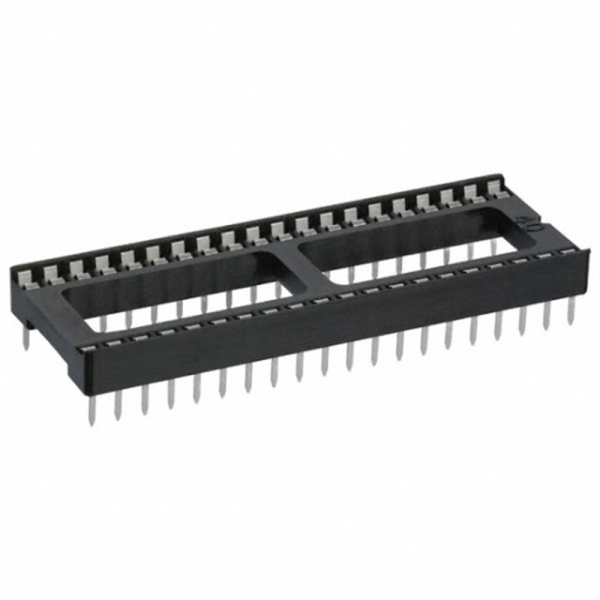 5X ZOCALO INTEGRADO DIP 40 SOCKET DOBLE CONTACTO 0,6 " (15,24 MM)